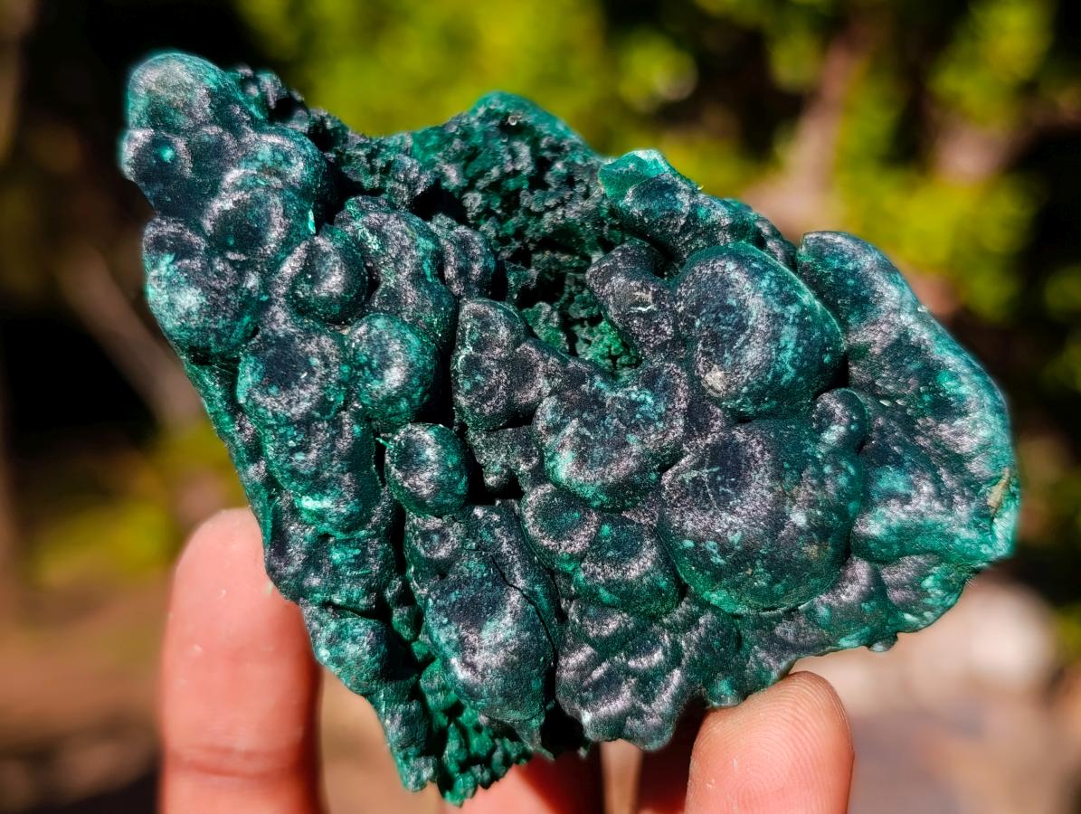 Natural Silky Malachite Specimens x 6 From Kasompe, Congo - Toprock Gemstones and Minerals 