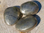Polished Basalt Pharaoh Stone Galets x 6 From Iron Duke Mine, Zimbabwe - Toprock Gemstones and Minerals 