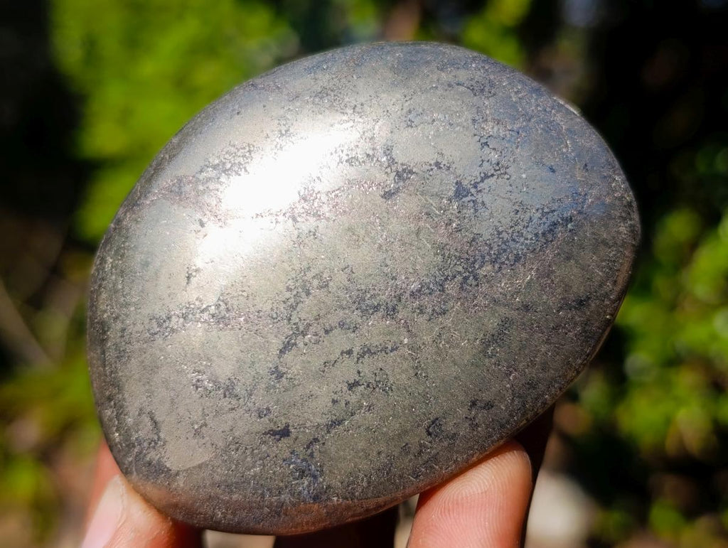 Polished Basalt Pharaoh Stone Galets x 6 From Iron Duke Mine, Zimbabwe - Toprock Gemstones and Minerals 