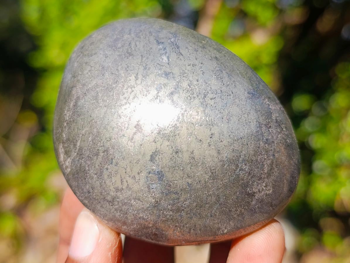 Polished Basalt Pharaoh Stone Galets x 6 From Iron Duke Mine, Zimbabwe - Toprock Gemstones and Minerals 