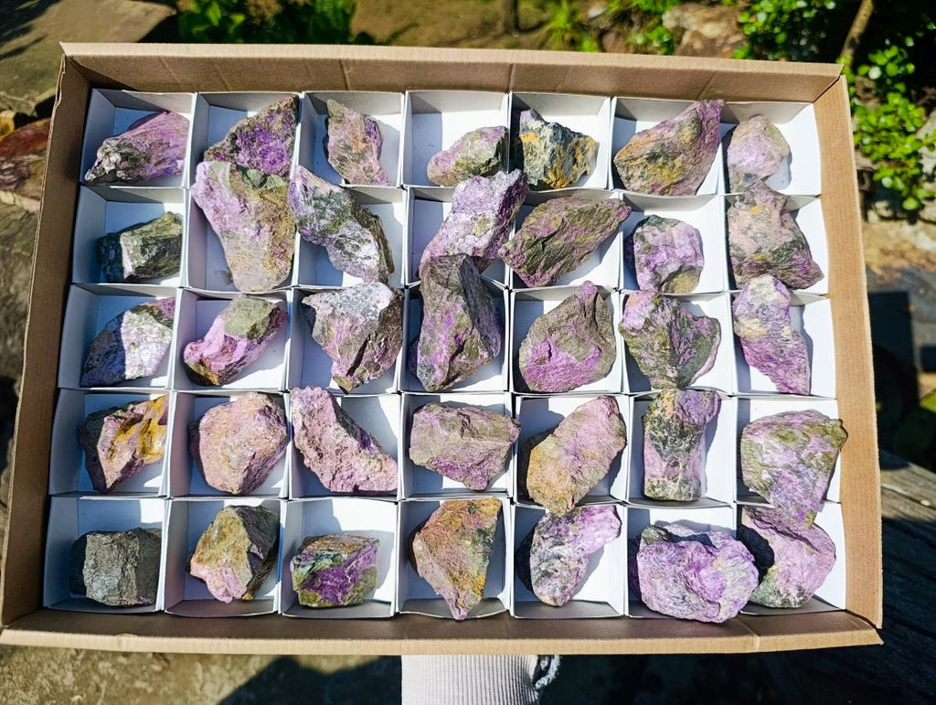 Natural Cobbed Stichtite Specimens x 35 From Barberton, South Africa - Toprock Gemstones and Minerals 