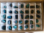 Polished Shattuckite Free Forms with Chrysocolla Azurite and Malachite x 35 From Congo - Toprock Gemstones and Minerals 