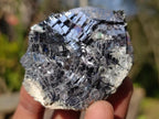Natural Bright Silver Lead Galena Cobbed Specimens x 12 From Kaokoveld, Namibia - Toprock Gemstones and Minerals 