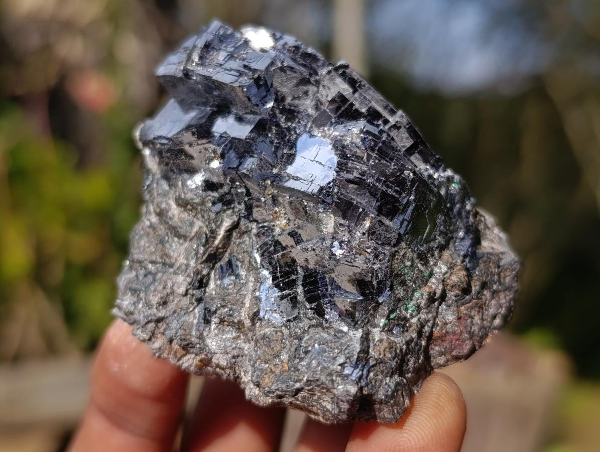 Natural Bright Silver Lead Galena Cobbed Specimens x 12 From Kaokoveld, Namibia - Toprock Gemstones and Minerals 