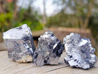 Natural Bright Silver Lead Galena Cobbed Specimens x 12 From Kaokoveld, Namibia - Toprock Gemstones and Minerals 