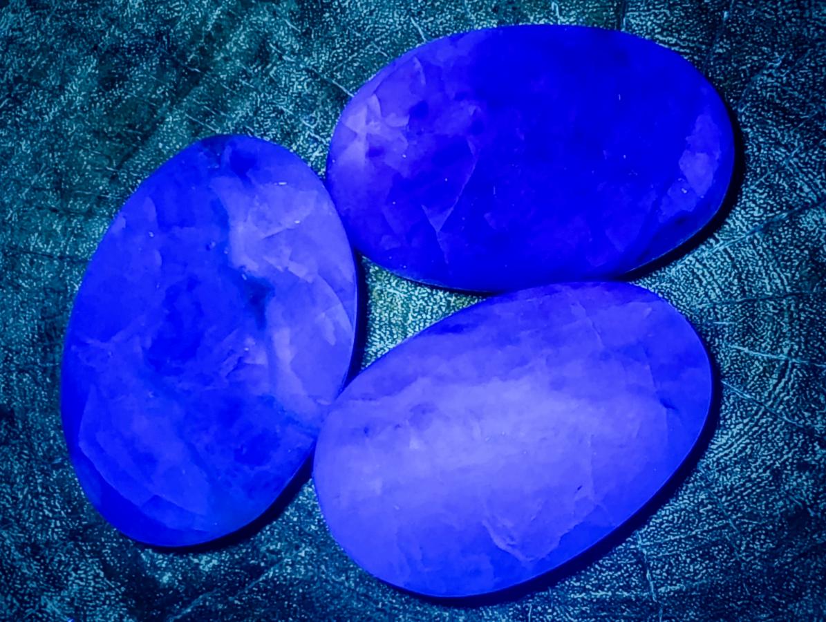 Polished Large Watermelon Fluorite Palm Stones x 12 From Uis, Namibia - Toprock Gemstones and Minerals 