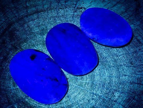 Polished Large Watermelon Fluorite Palm Stones x 12 From Uis, Namibia - Toprock Gemstones and Minerals 