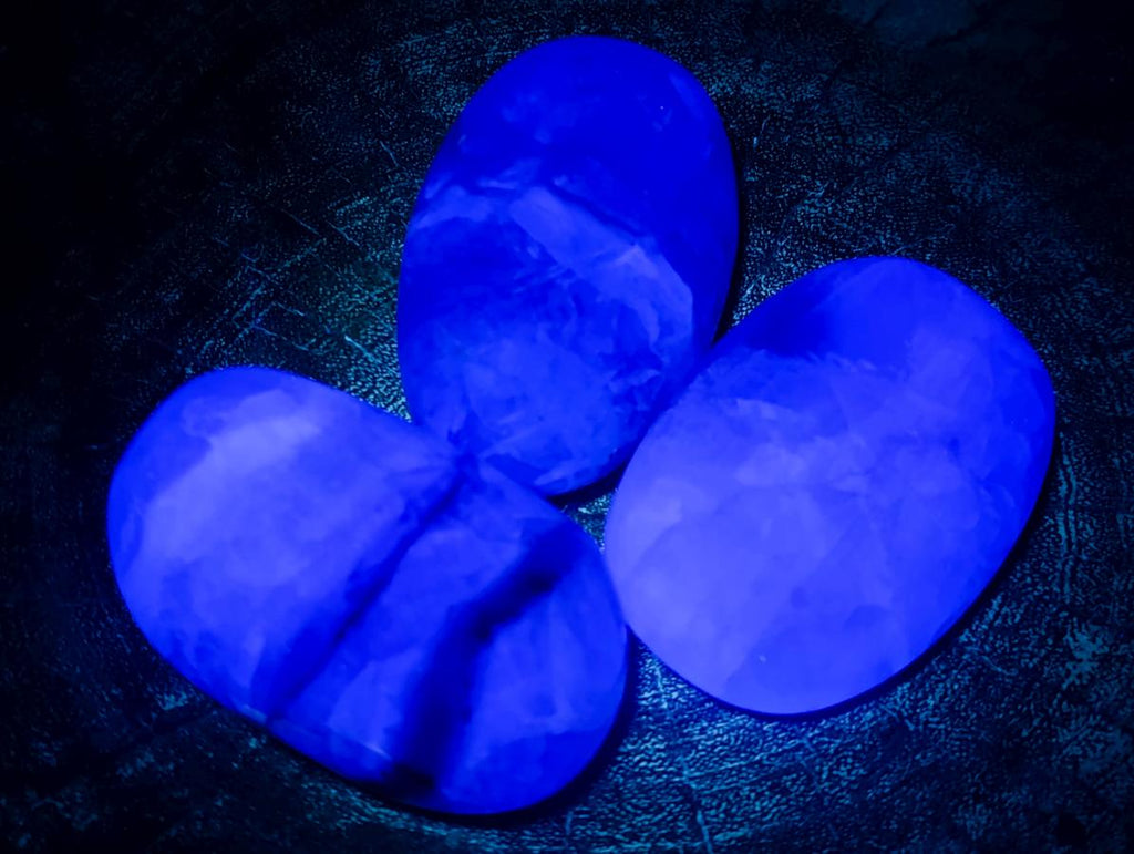 Polished Large Watermelon Fluorite Palm Stones x 12 From Uis, Namibia - Toprock Gemstones and Minerals 