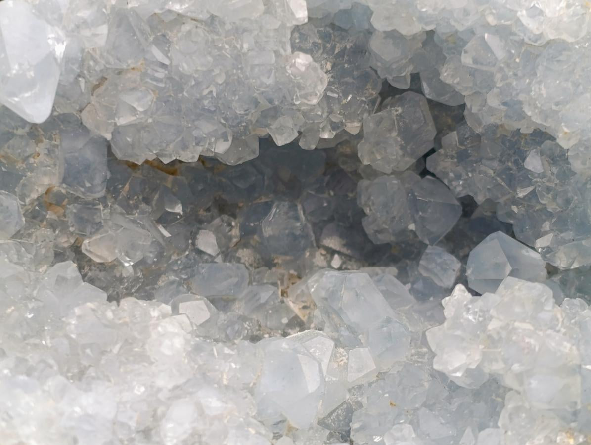 Polished Blue Celestite Standing Display Pieces x 2 From Sakoany, Madagascar - Toprock Gemstones and Minerals 