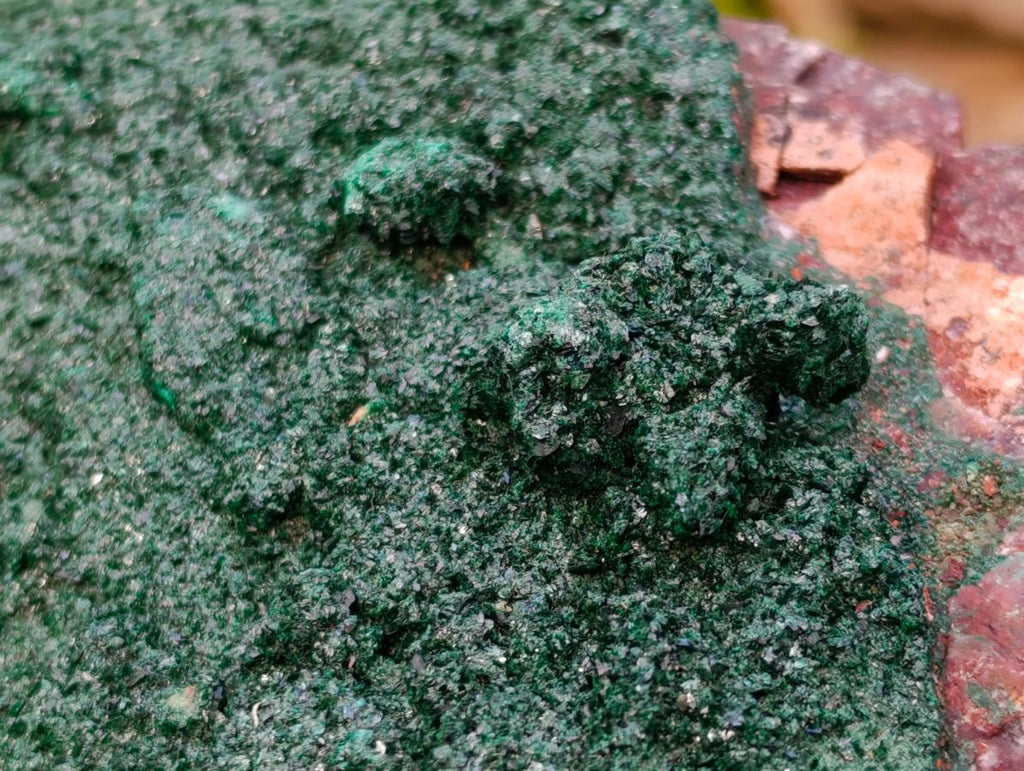 Natural Large Crystalline Malachite Specimens on Dolomite x 2 From Tenke Fungurume, Congo - Toprock Gemstones and Minerals 