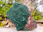 Natural Large Crystalline Malachite Specimens on Dolomite x 2 From Tenke Fungurume, Congo - Toprock Gemstones and Minerals 