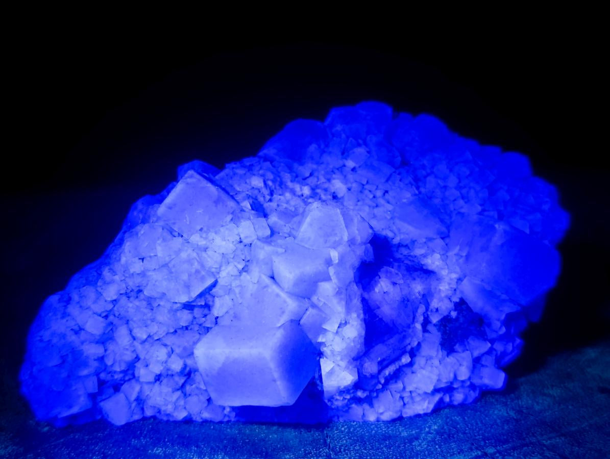 Natural Green Cubic Fluorite Specimens x 2 From Mandrosonoro, Madagascar