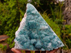 Natural Green Cubic Fluorite Specimens x 2 From Mandrosonoro, Madagascar