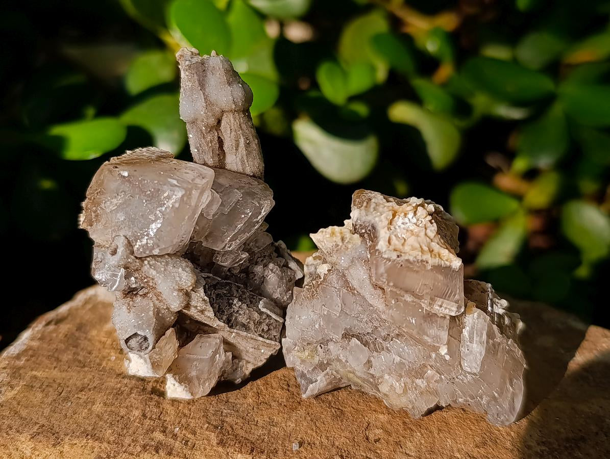 Natural Stacked Rhombohedral Calcite Specimens x 24 From Albert's Mountain, Lesotho - Toprock Gemstones and Minerals 
