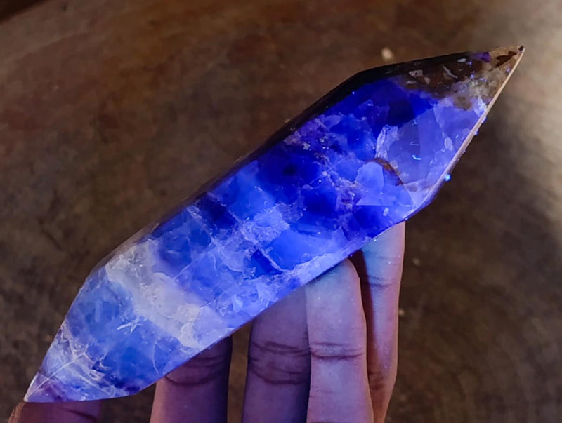 Polished Double Terminated Watermelon Fluorite Crystals x 6 From Uis, Namibia - Toprock Gemstones and Minerals 