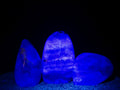 Polished Watermelon Fluorite Standing Display Pieces x 3 From Uis, Namibia - Toprock Gemstones and Minerals 
