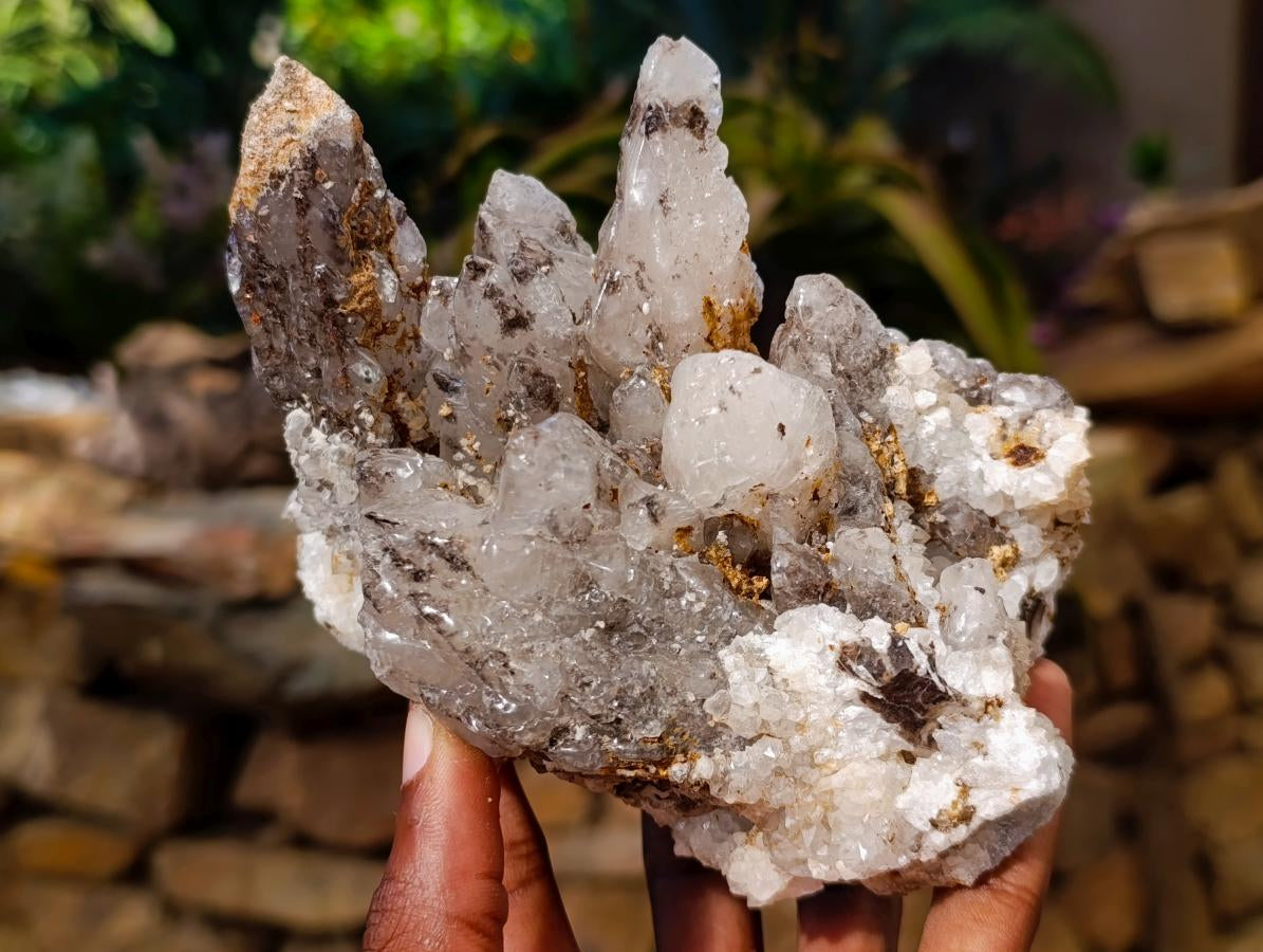 Natural Dogtooth Calcite Coated Pseudomorph Specimens x 2 From Albert's Mountain, Lesotho - Toprock Gemstones and Minerals 