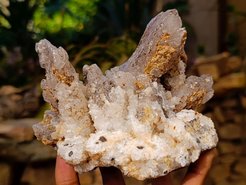 Natural Dogtooth Calcite Coated Pseudomorph Specimens x 2 From Albert's Mountain, Lesotho - Toprock Gemstones and Minerals 