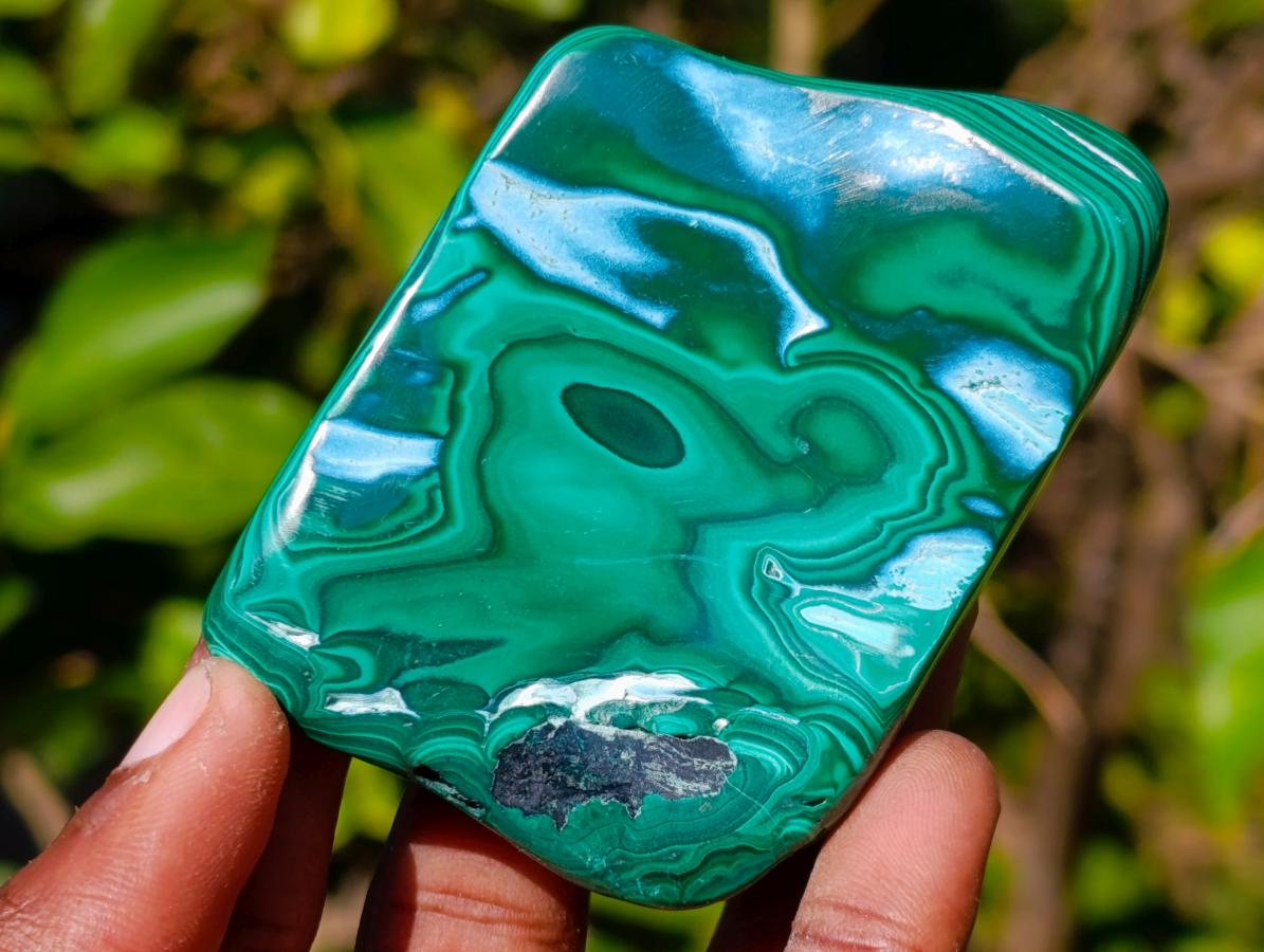 Polished Malacolla Free Forms x 6 From Kulukuluku, Congo - Toprock Gemstones and Minerals 
