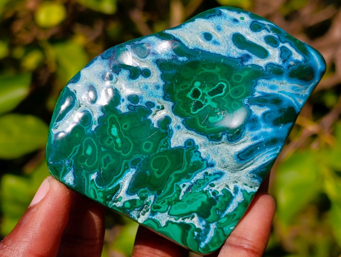 Polished Malacolla Free Forms x 6 From Kulukuluku, Congo - Toprock Gemstones and Minerals 