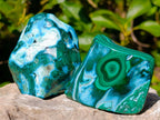 Polished Malacolla Free Forms x 6 From Kulukuluku, Congo - Toprock Gemstones and Minerals 