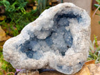 Natural XL Blue Celestite Geode Specimen x 1 From Sakoany, Madagascar - Toprock Gemstones and Minerals 