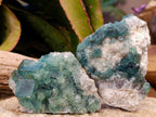 Natural Green Cubic Fluorite Specimens x 6 From Mandrosonoro, Madagascar - Toprock Gemstones and Minerals 