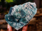 Natural Green Cubic Fluorite Specimens x 6 From Mandrosonoro, Madagascar - Toprock Gemstones and Minerals 