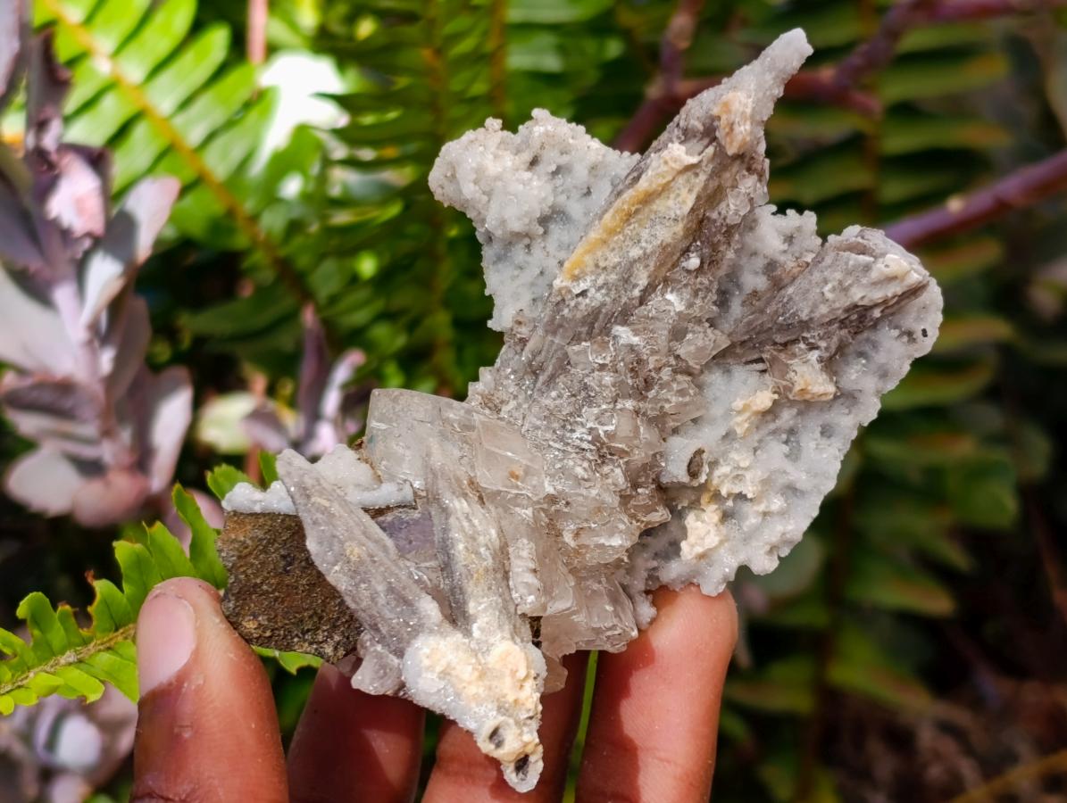 Natural Rhombohedral Spearhead Calcite Specimens x 12 From Albert's Mountain, Lesotho - Toprock Gemstones and Minerals 
