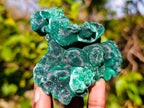 Natural Silky Malachite Specimens x 6 From Kasompe, Congo - Toprock Gemstones and Minerals 