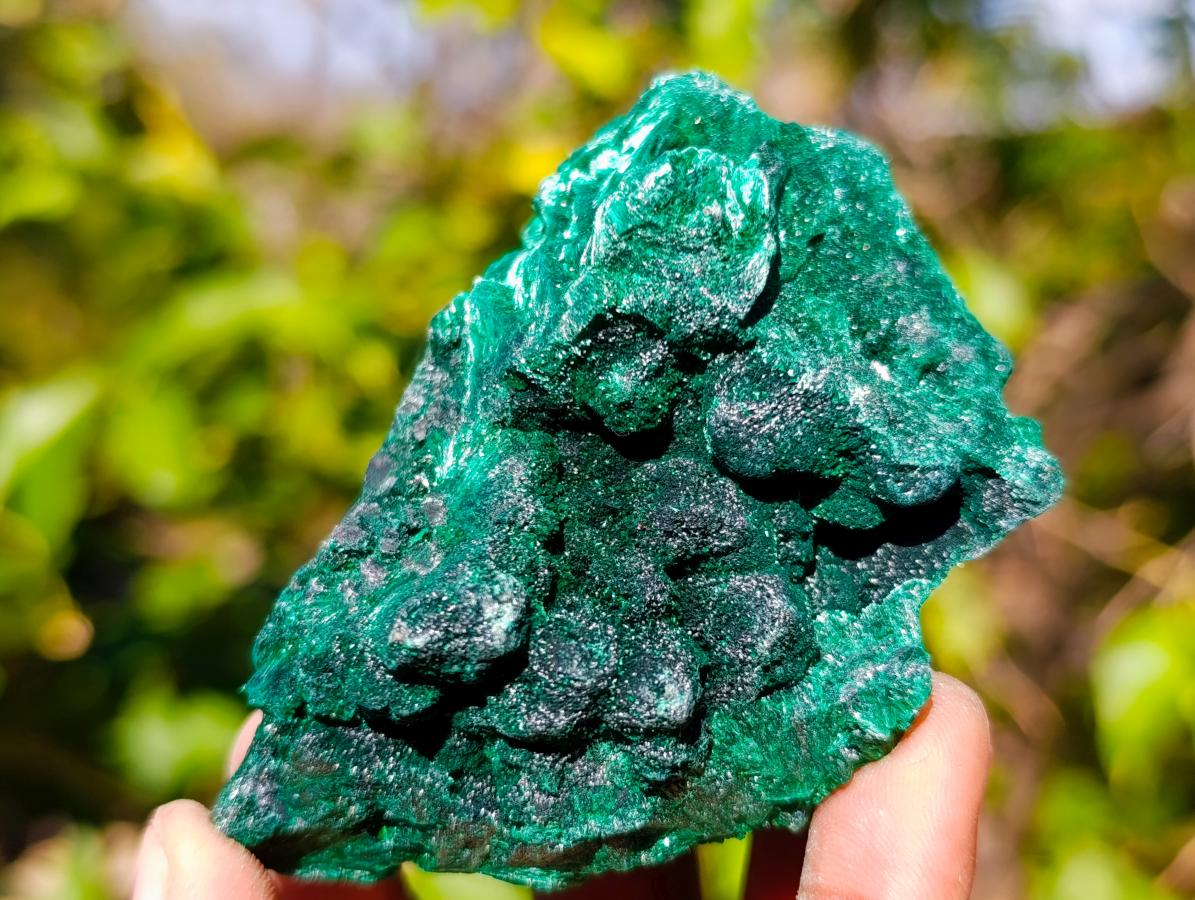 Natural Silky Malachite Specimens x 6 From Kasompe, Congo - Toprock Gemstones and Minerals 