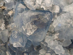 Natural XL Blue Celestite Geode Specimen x 1 From Sakoany, Madagascar - Toprock Gemstones and Minerals 