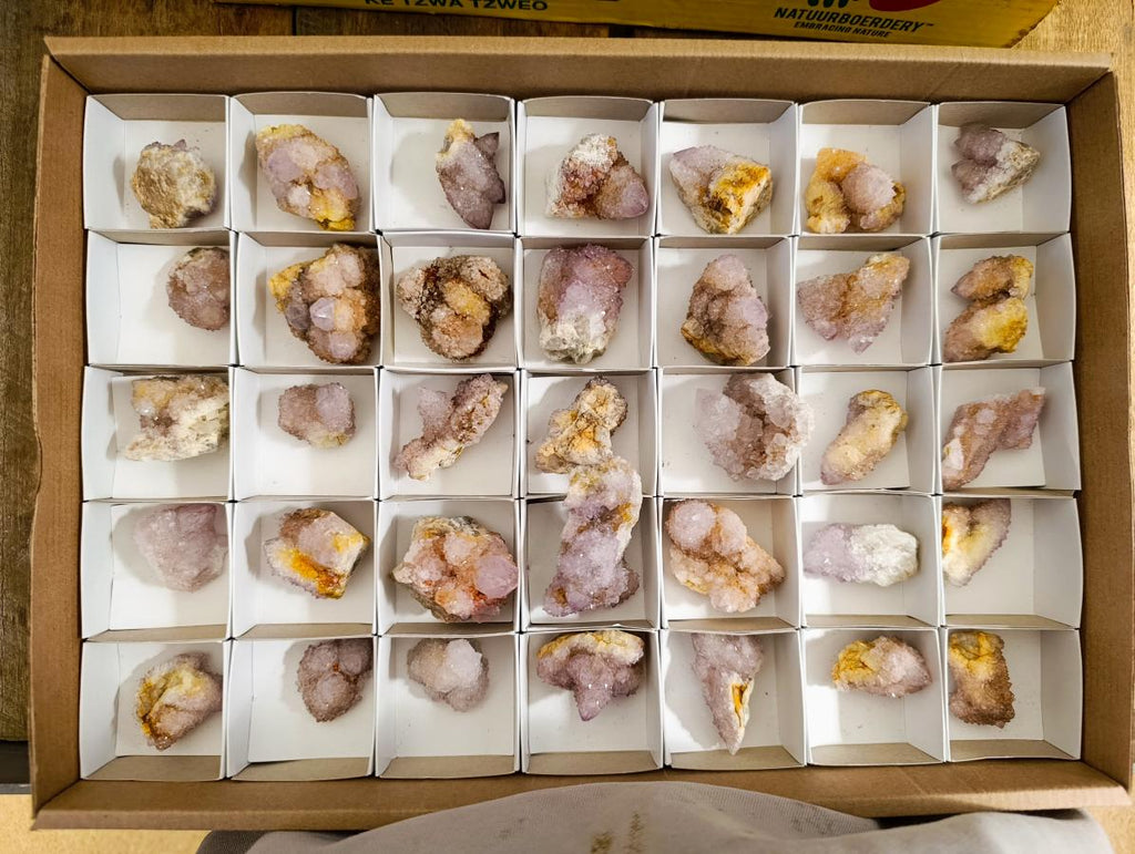 Natural Spirit Amethyst Crystals and Clusters x 35 From Boekenhouthoek, South Africa - Toprock Gemstones and Minerals 