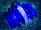 Polished Double Terminated Watermelon Fluorite Crystals x 6 From Uis, Namibia - Toprock Gemstones and Minerals 