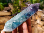 Polished Double Terminated Watermelon Fluorite Crystals x 6 From Uis, Namibia - Toprock Gemstones and Minerals 