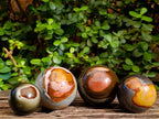 Polished Polychrome Jasper Spheres x 4 From NW Coast, Madagascar