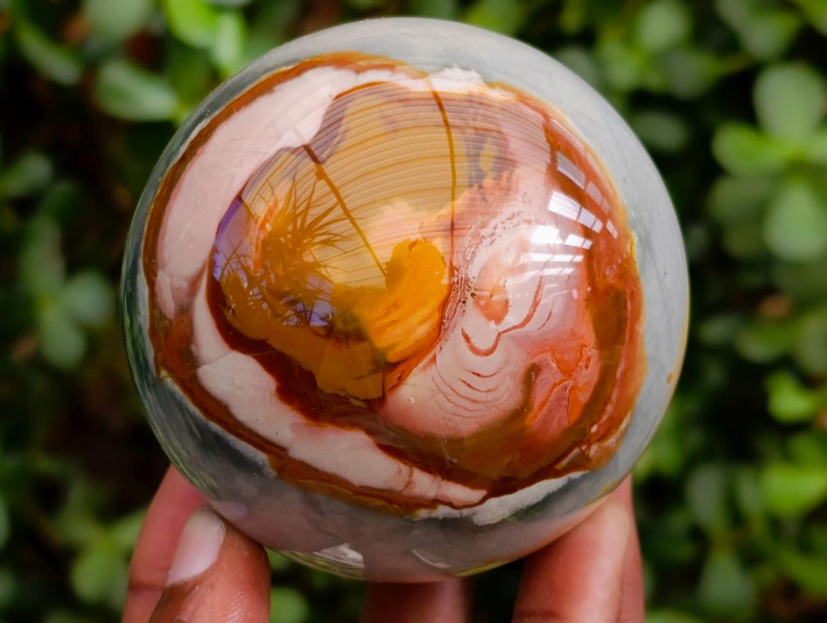 Polished Polychrome Jasper Spheres x 4 From NW Coast, Madagascar