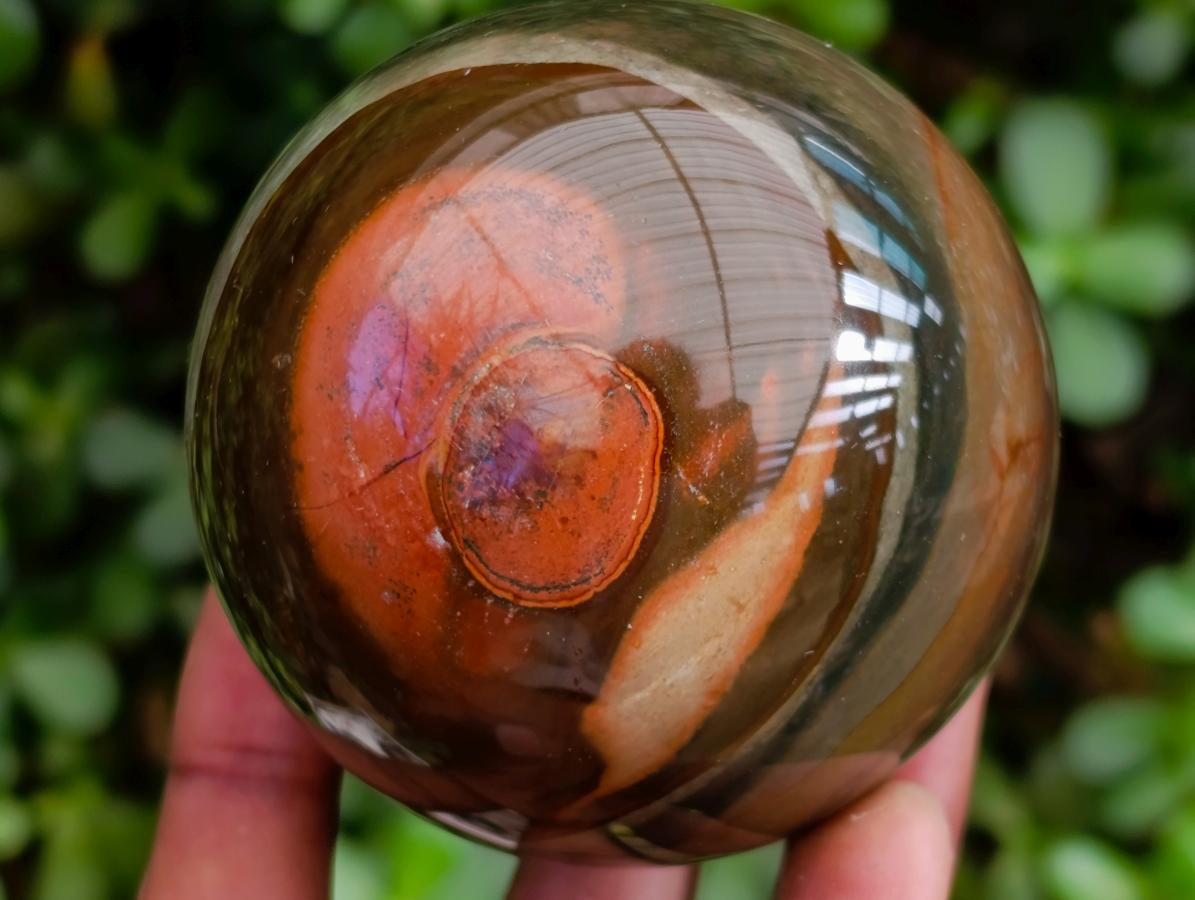 Polished Polychrome Jasper Spheres x 4 From NW Coast, Madagascar