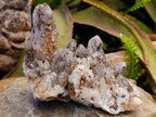 Natural Drusy Quartz Coated Calcite Cluster Specimens x 6 From Albert's Mountain, Lesotho - Toprock Gemstones and Minerals 