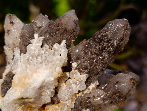 Natural Drusy Quartz Coated Calcite Cluster Specimens x 6 From Albert's Mountain, Lesotho - Toprock Gemstones and Minerals 