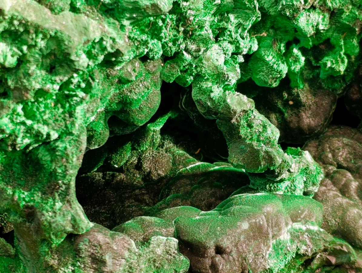 Natural XL Silky Malachite Specimen x 1 From Kasompe, Congo - Toprock Gemstones and Minerals 