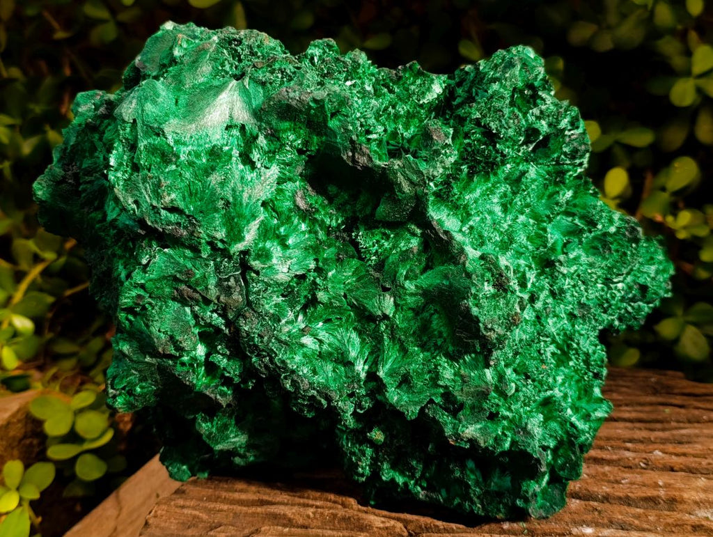 Natural XL Silky Malachite Specimen x 1 From Kasompe, Congo - Toprock Gemstones and Minerals 