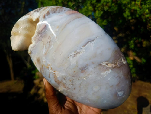 Polished Large Ocean Jasper Standing Display Piece x 1 From Northwest Coast, Madagascar - Toprock Gemstones and Minerals 