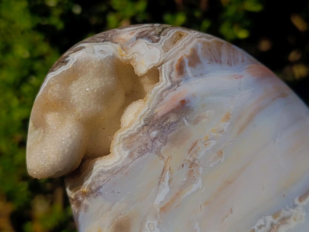Polished Large Ocean Jasper Standing Display Piece x 1 From Northwest Coast, Madagascar - Toprock Gemstones and Minerals 