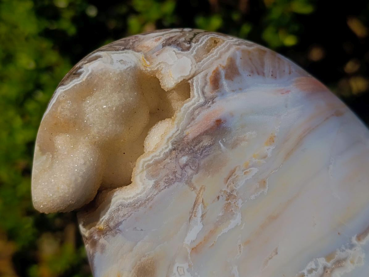 Polished Large Ocean Jasper Standing Display Piece x 1 From Northwest Coast, Madagascar - Toprock Gemstones and Minerals 