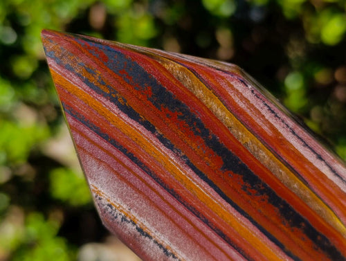 Polished Banded Tiger Iron Display Crystals x 2 From South Africa - Toprock Gemstones and Minerals 