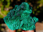 Natural Silky Malachite Specimens x 6 From Kasompe, Congo - Toprock Gemstones and Minerals 