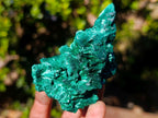 Natural Silky Malachite Specimens x 6 From Kasompe, Congo - Toprock Gemstones and Minerals 