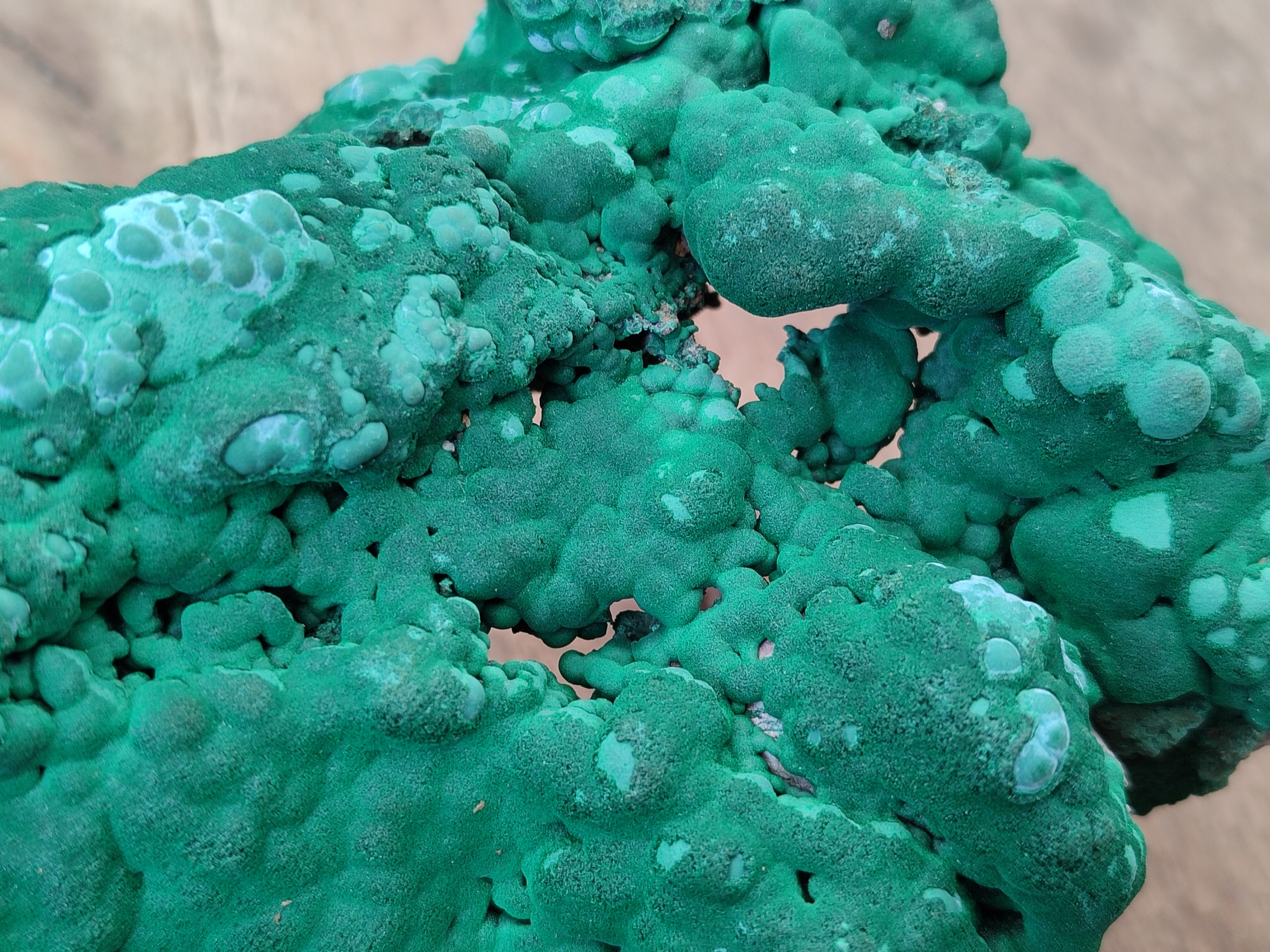 Natural Large Botryoidal Malachite Specimens with Chrysocolla x 2 From Congo - Toprock Gemstones and Minerals 