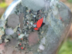 Polished Bloodstone Standing Display Pieces x 3 From Swaziland - Toprock Gemstones and Minerals 